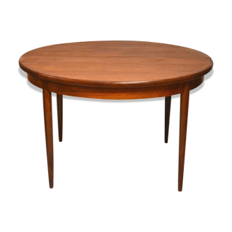 Table scandinave ronde en teck
