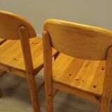 Set of four chairs, Scandinavian design, 1960s, designer: Rainer Daumiller,