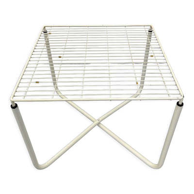 Table basse postmodern white Jarpen Table par Niels Gammelgaard pour Ikea, 1983