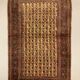 Distressed Turkish Rug 176x124 cm wool Vintage shabby Chic Tribal Red, Beige