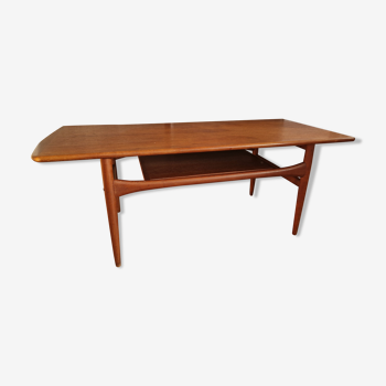 Table basse en teck par Robert Christensenn pour Arrebo Mobler