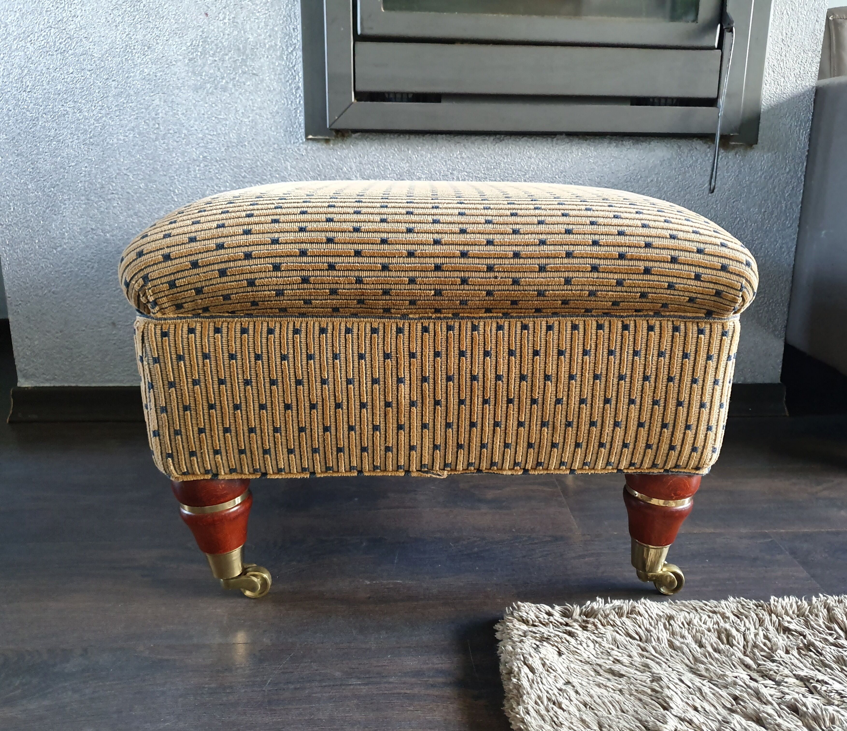 Vintage ottoman from the seventies