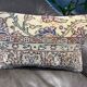 Housse de coussin neutre à motif floral 40x60cm