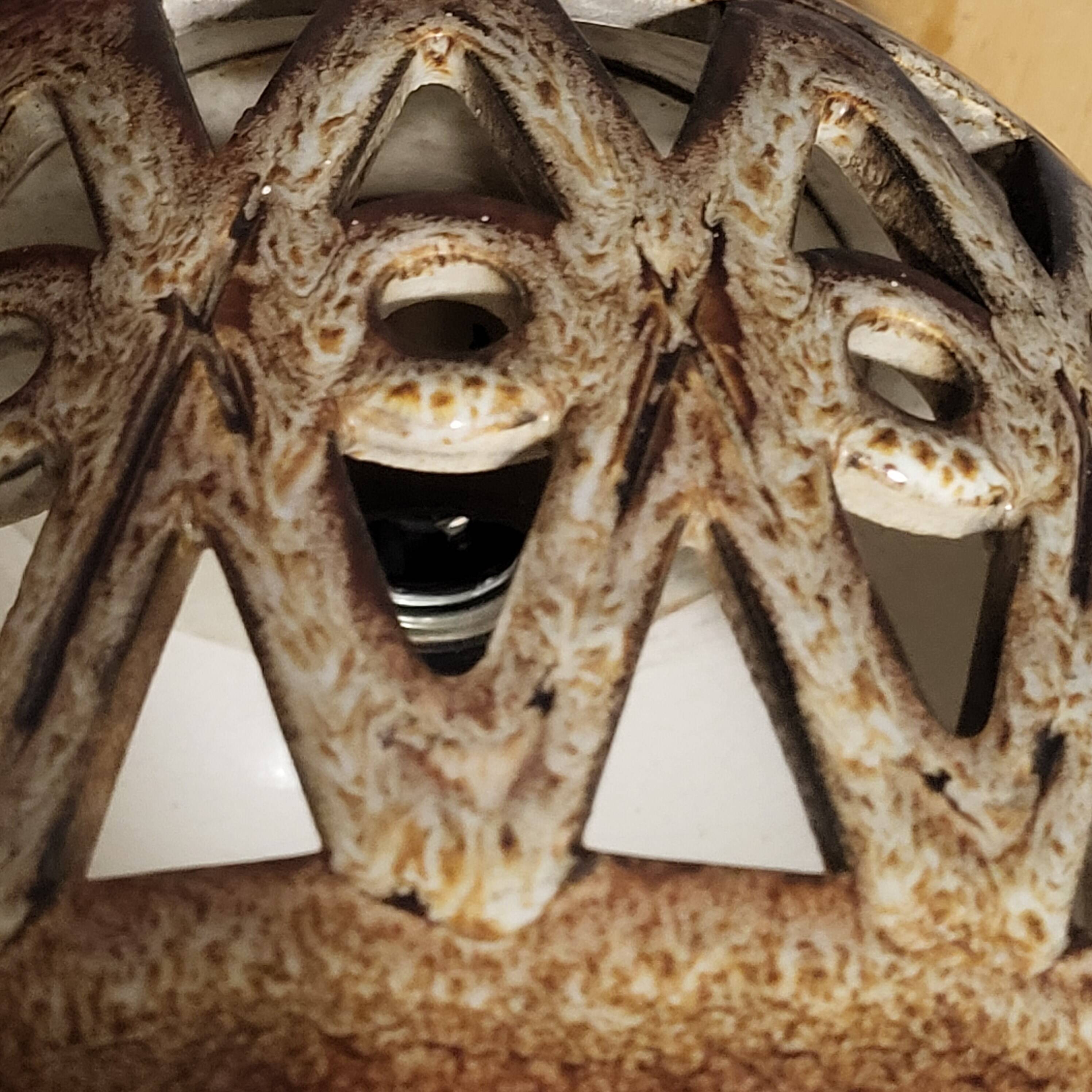 German ceramic pendant light, 1960,70