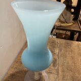Blue opaline vase
