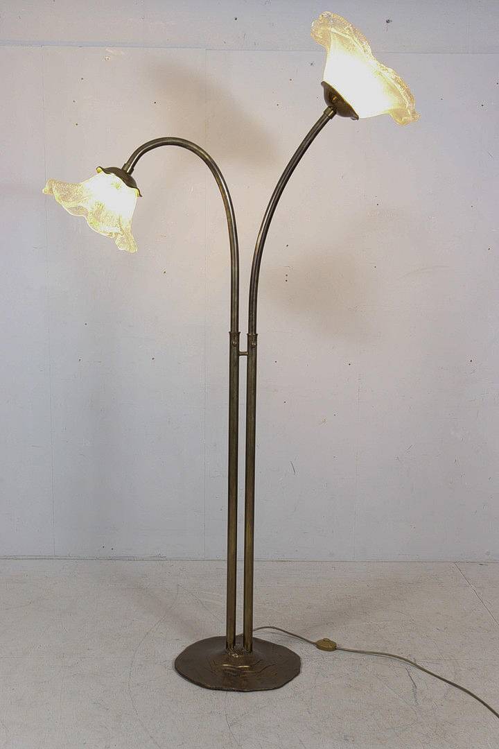 Lothar Klute. Attributed. Brutalist floor lamp by Lothar Klute, Germany, 1980s.