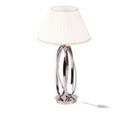 Art Deco Table Lamp in Chromed Metal by Mauro Ferretti, Italy, 1920s