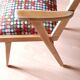 Restored bridge office chair with vintage 1950s splayed legs.