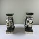 Pair of vintage ceramic bookends