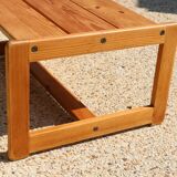 1960s pine coffee table