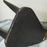 Paire de sellettes tripodes anciennes patine noire
