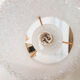 Wall sconce style vintage empire perspex granulated