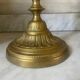 Antique 5-light brass candlestick