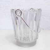 Seau à glace en verre vintage