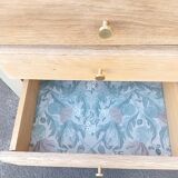 Grey & wood rag picker 5 drawers