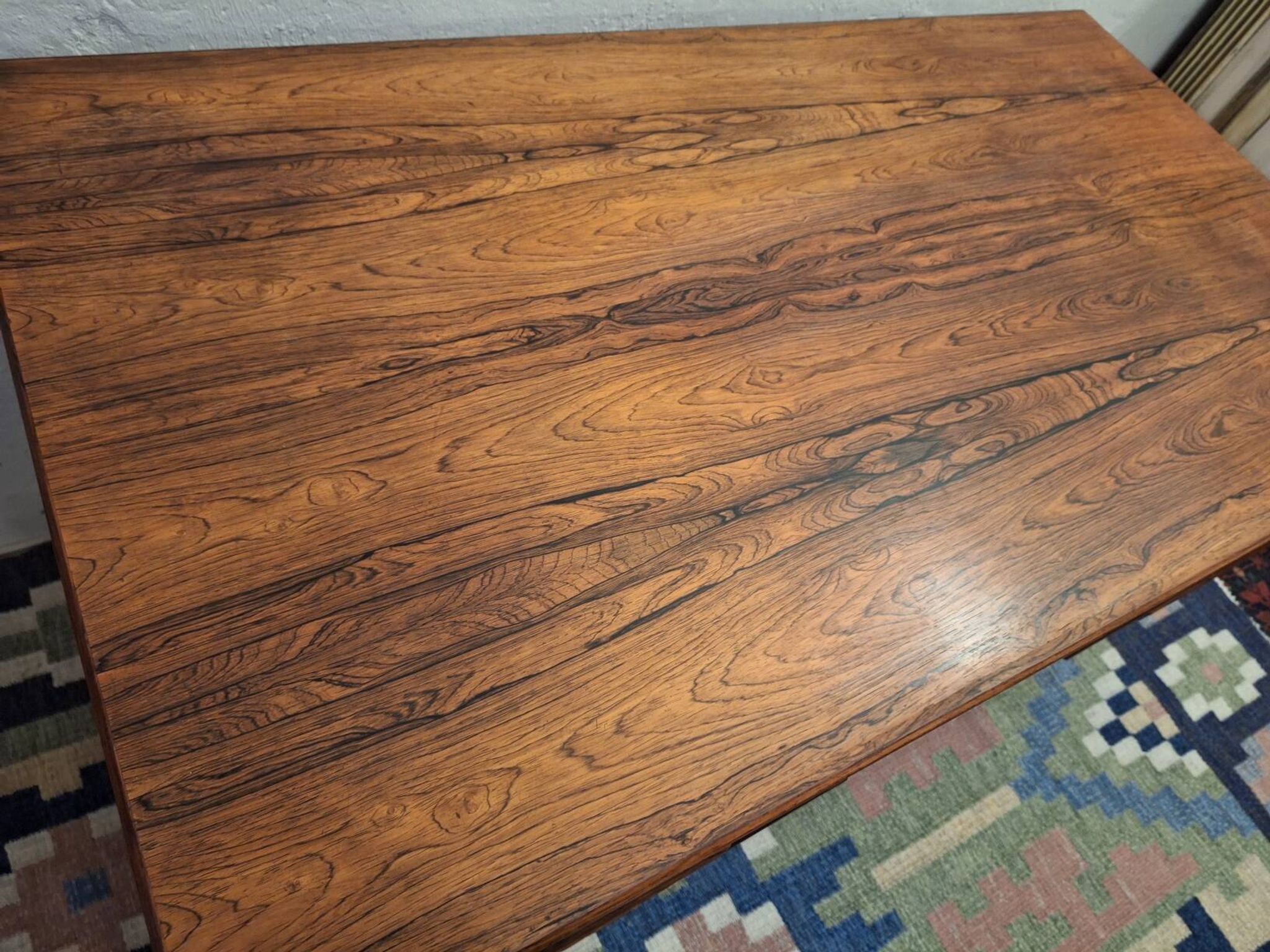 Mid century double-sided rosewood desk by J Svenstrup, Denmark 1960s