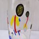 Large vase, blown glass, Murano, Paolo Crepax
