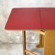 Vintage 1980s red formica folding table