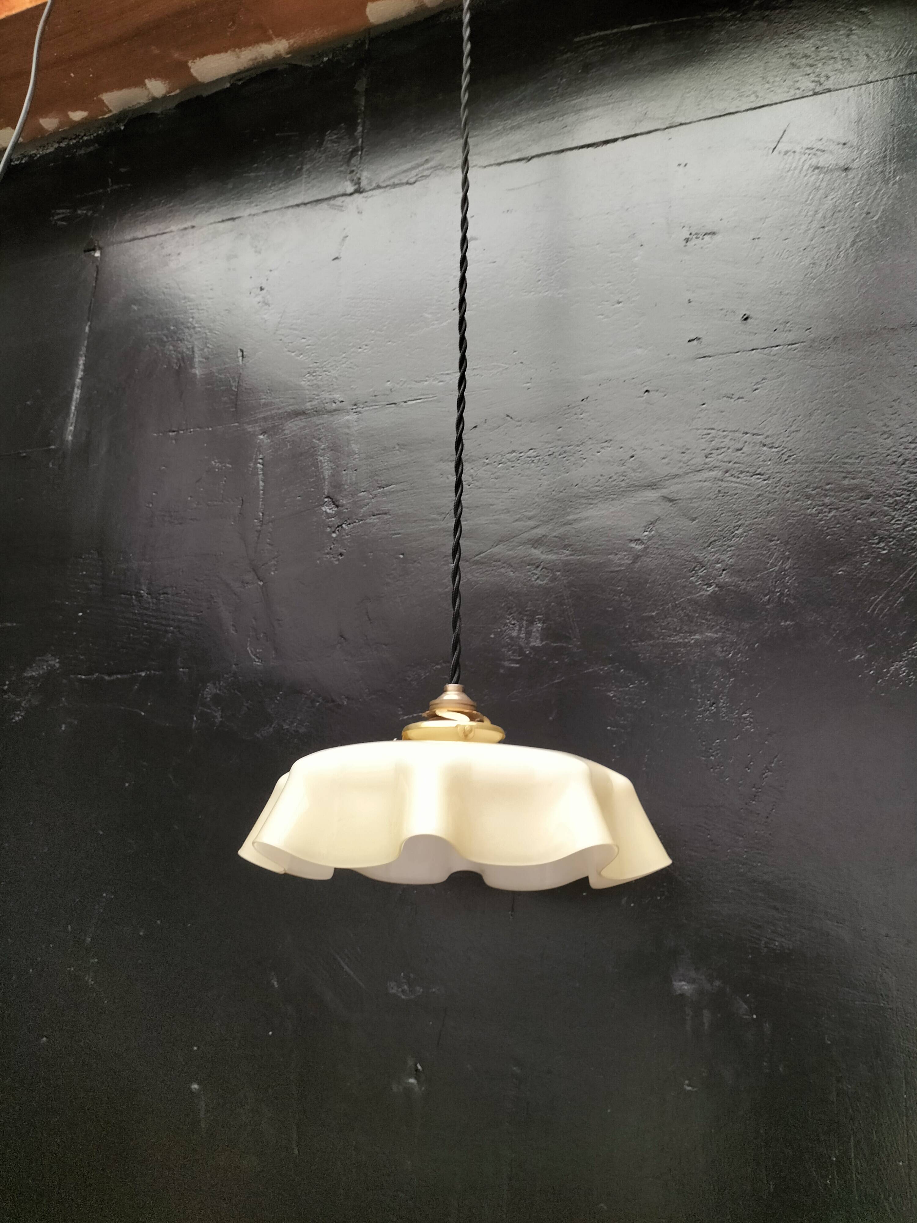 Opaline pendant light