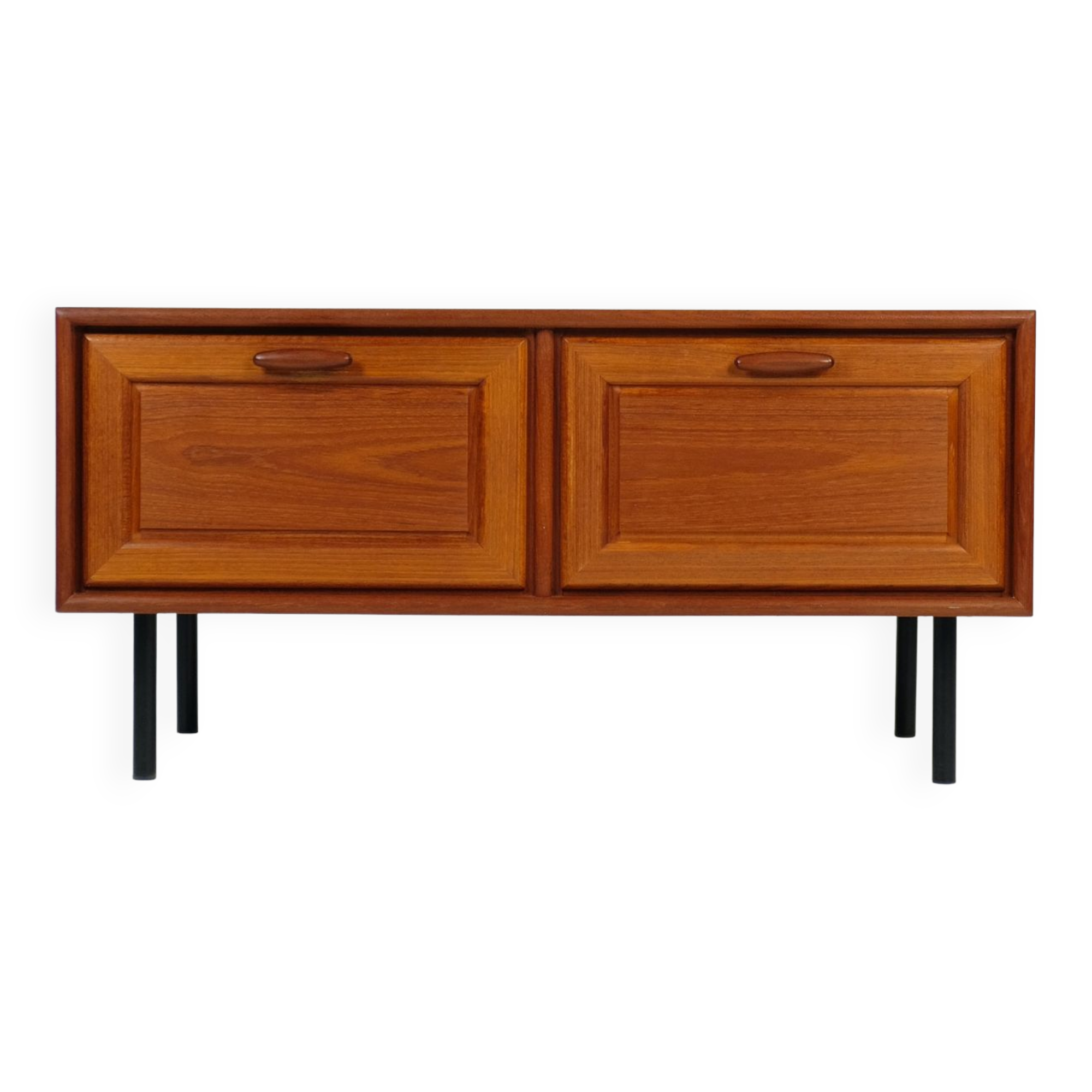 Vintage teak lowboard chest of drawers sideboard drawers 60s 70s