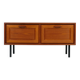 Vintage teak lowboard chest of drawers sideboard drawers 60s 70s