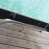 Formica and chrome-plated metal table