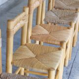 Perriand style dining room chairs