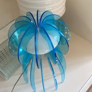 Lampe en plexiglas ou plexi vintage en forme de méduse
