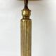Large ceramic lamp base in a golden wood effect.
