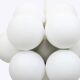 Kaiser Sputnik chandelier, molecular shape, 12 opal glasses, Germany, 1970s