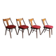 1960s Scandinavian Style Dining Chairs by Mier Topolcany