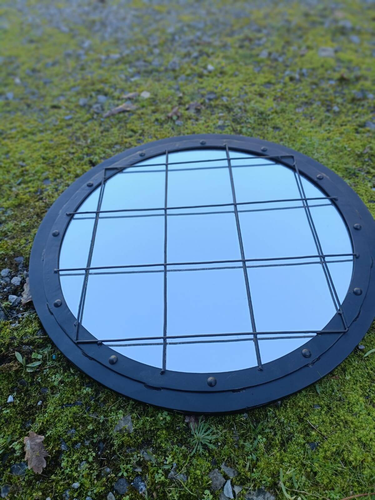 Miroir rond industriel