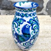 Vase en céramique espagnole Fajalauza, années 1970