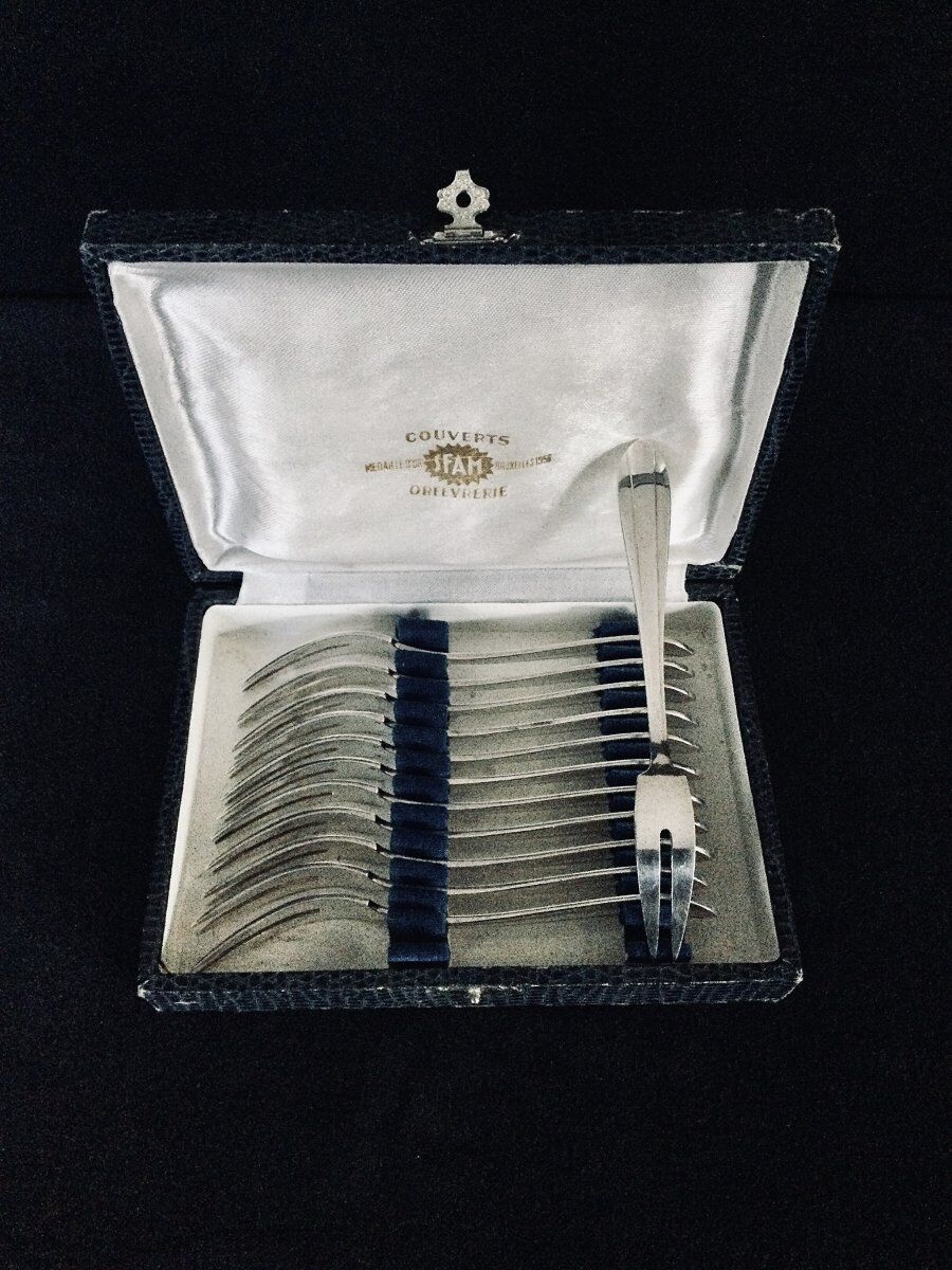 12 fourchettes à escargot