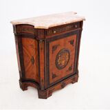 Inlayed cabinet commode, Italy, 1860s