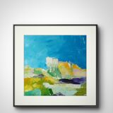 Original Mediterranean landscape canvas