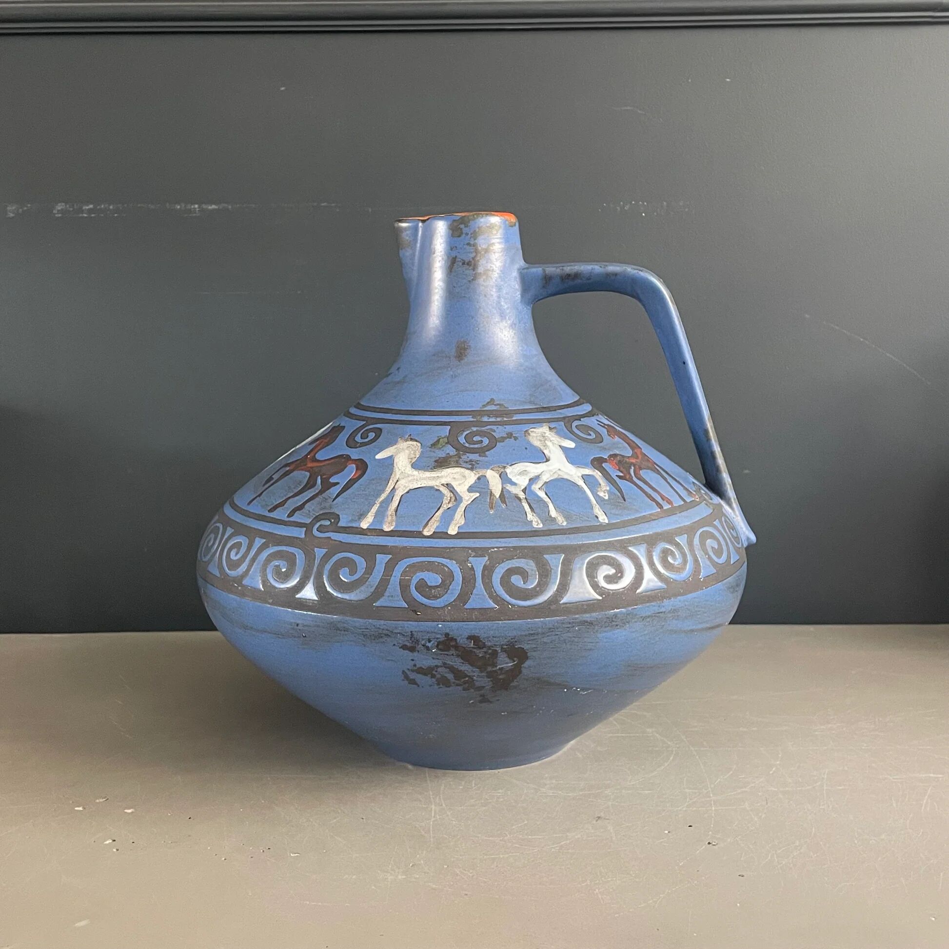 Vase Ceramano motif Pergamon - West Germany