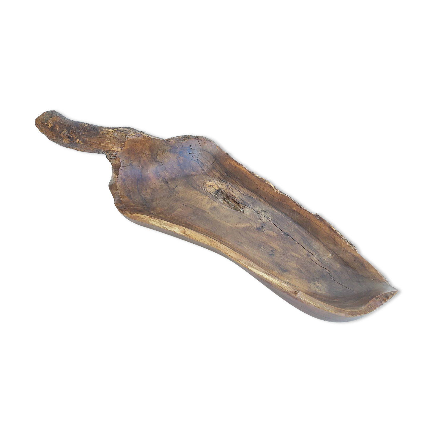 Brutalist fruit cut vintage art-popular in solid wood