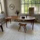 Round table 120-230 cm scandinavian samcom arne hovmand olsen