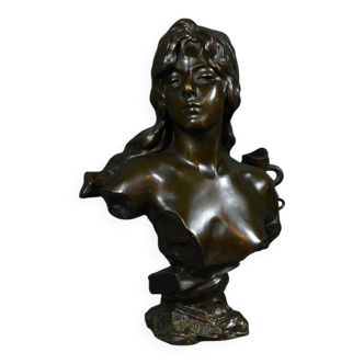 Bronze “Capture”, signed E.Villanis – Late 19th century