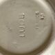 Ceramic empty pocket bowl signed Lude France 1960s
