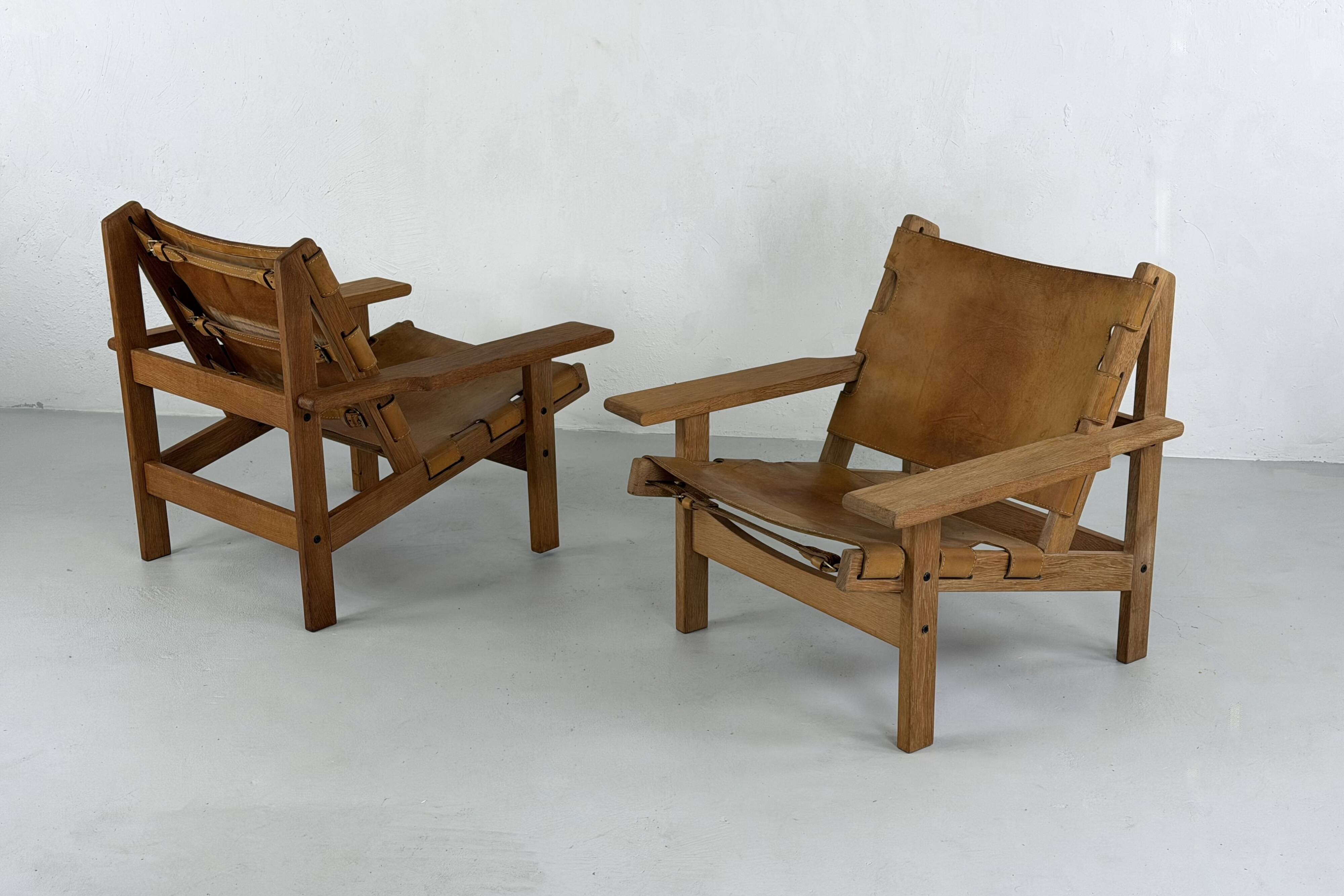 Armchairs model 168 "Jadtstol" by Kurt Østervig for KP Mobler - 1960s