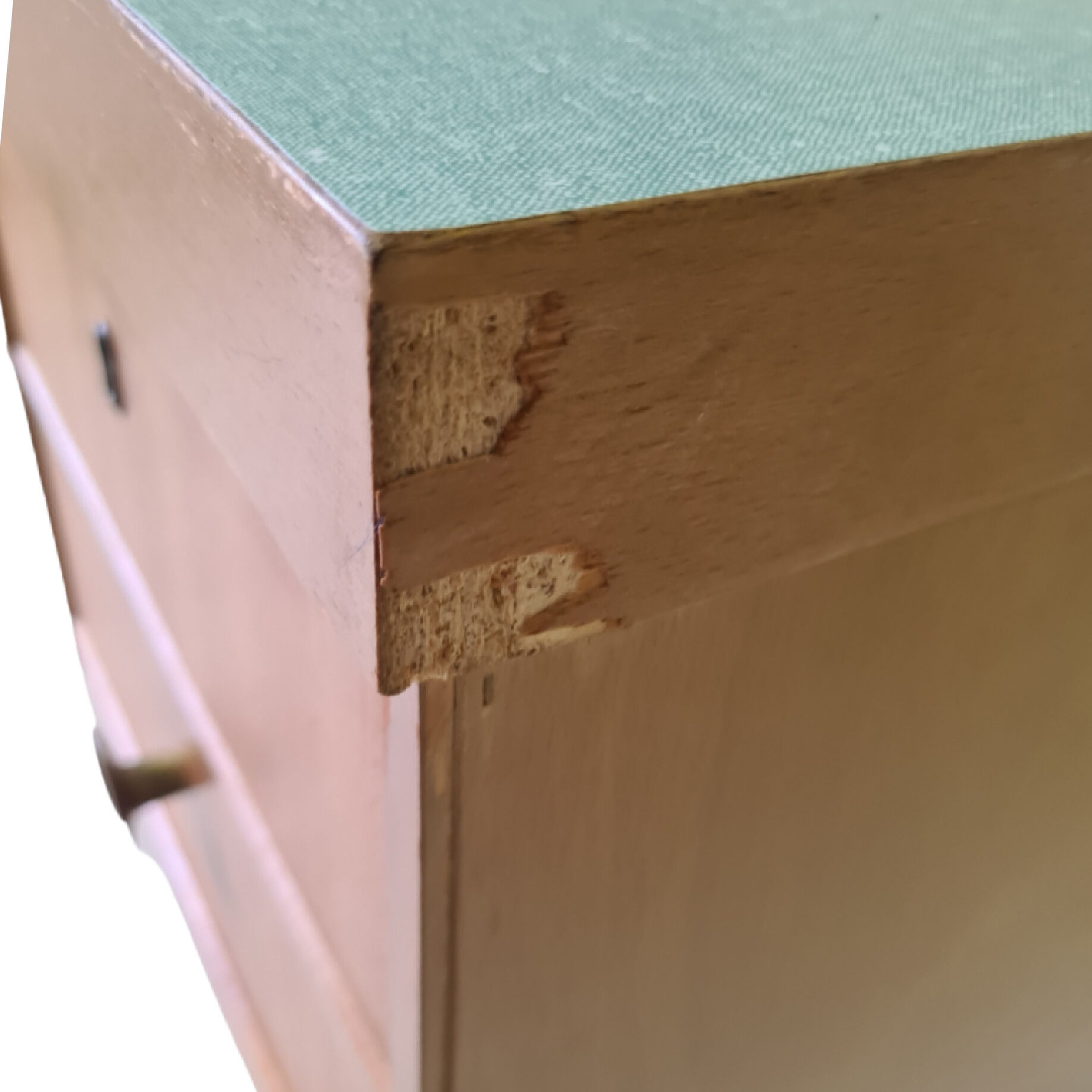 Beech and laminate writing desk by Ekawerk Horn Lippe, Germany 1960s