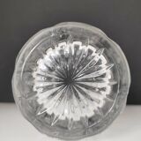 Crystal vase with lozenge decoration, 25.5 cm