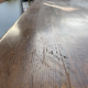 Massive oak monastery table