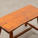 Banc brutaliste en bois France années 70