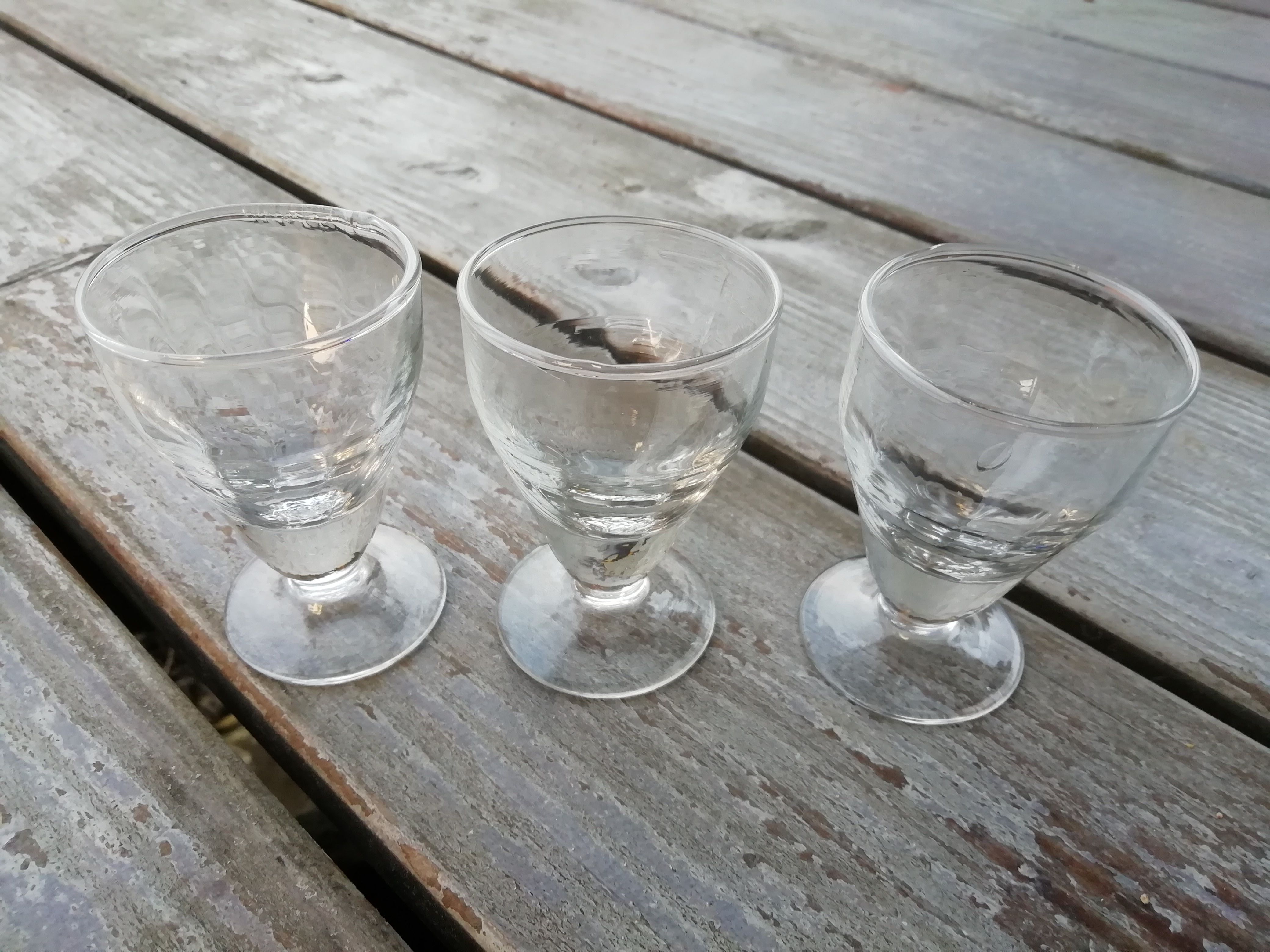 Liquor glasses