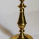 Old solid brass candle holder