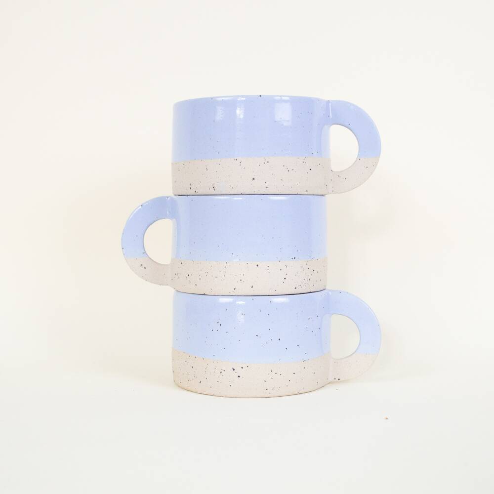 Big mimi coffee cup blue