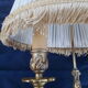 Lampe bouillotte 2 feux en bronze